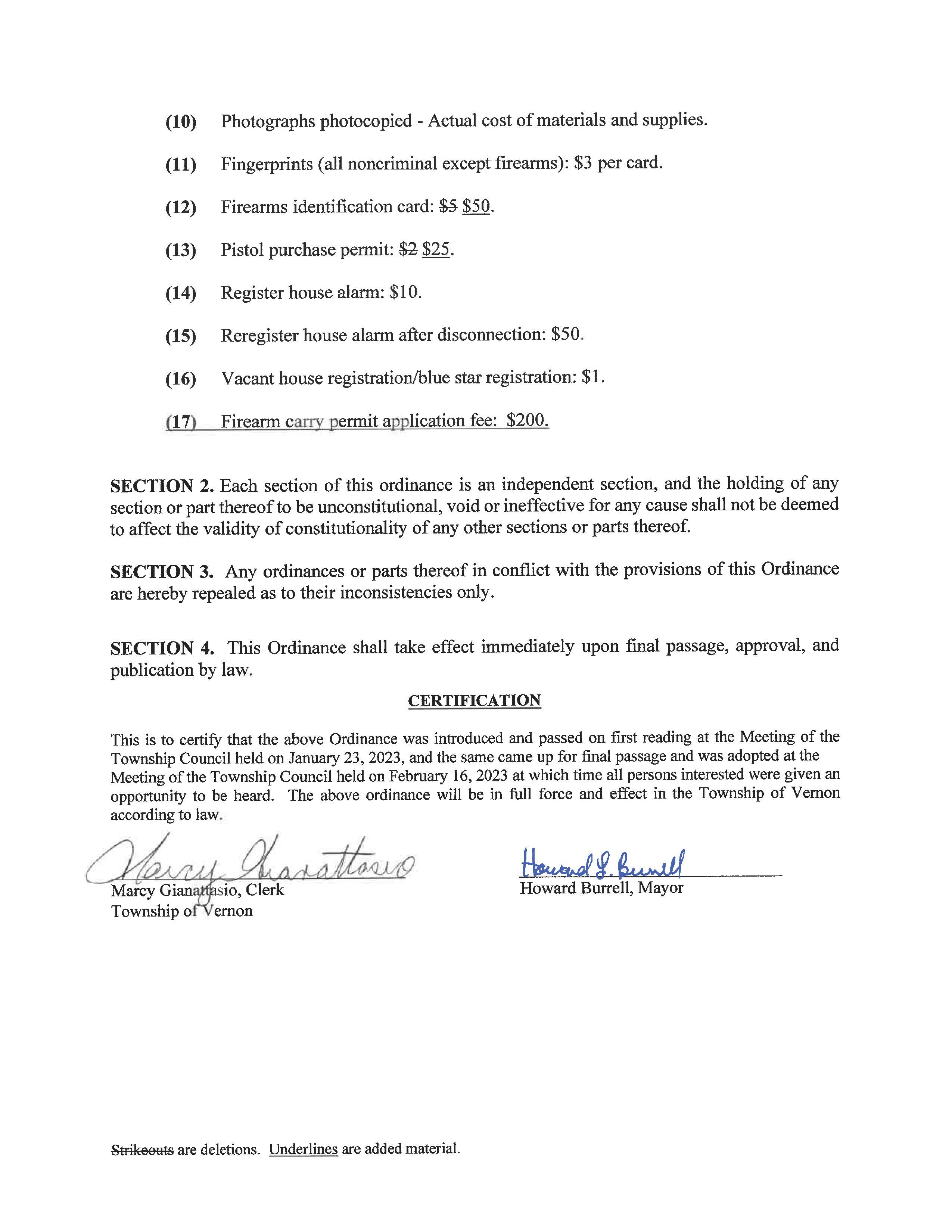 23 03 Ordinance Amending Police Fees Page 2