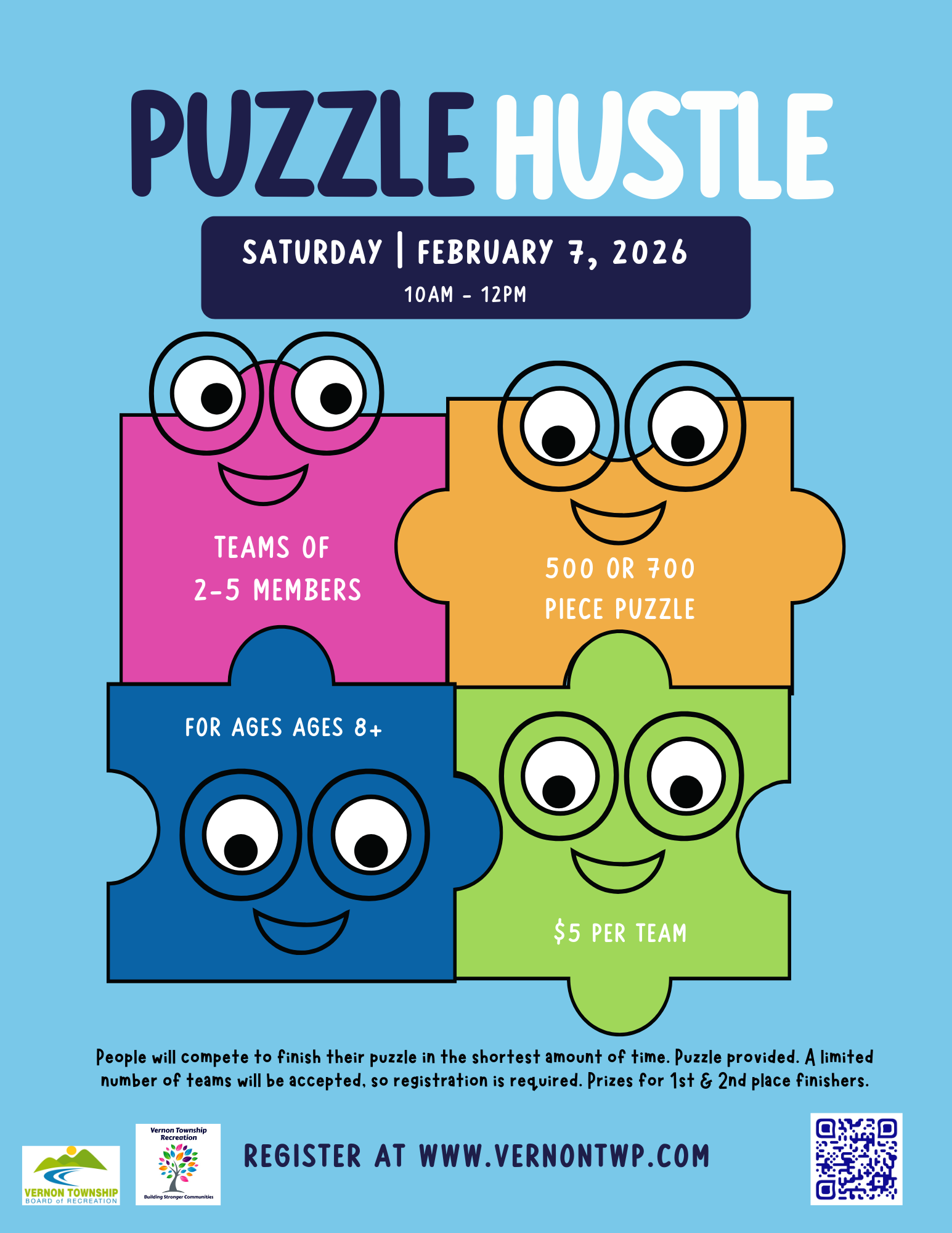 Puzzle Hustle Flyer 3